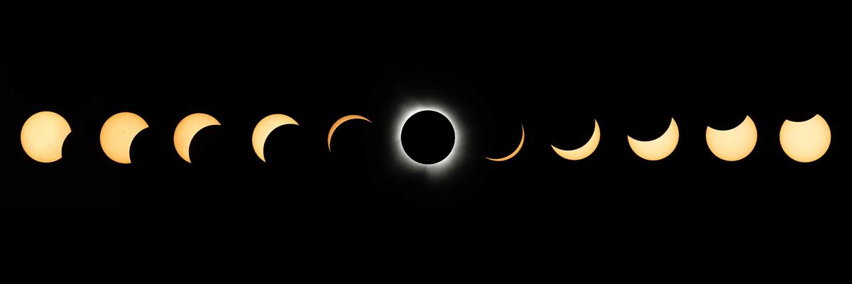 2024 Total Eclipse Progress Photos (NASA)