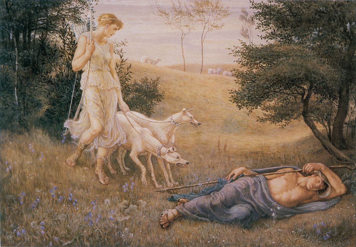 Walter Crane's Diana and Endymion