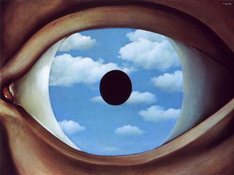 Magritte's The False Mirror